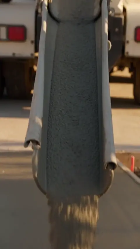 Frame from The Concrete Guy video ad